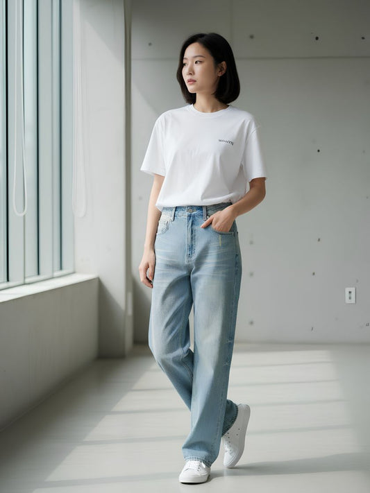 Clean Straight Denim